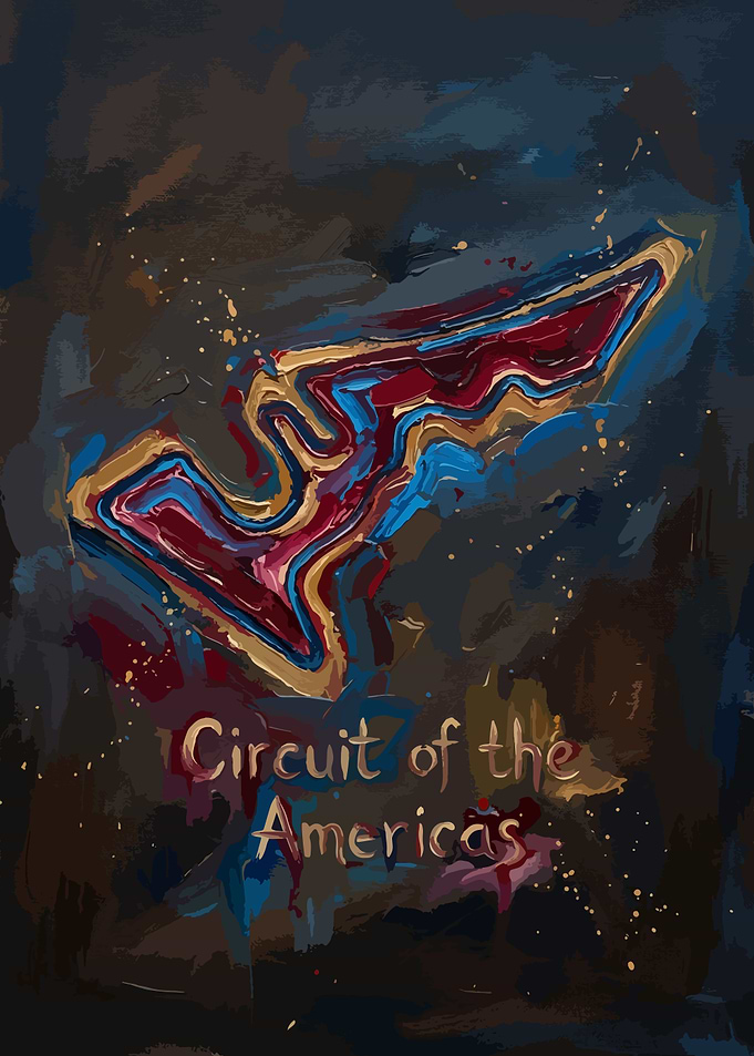 Circuit of the Americas Painting