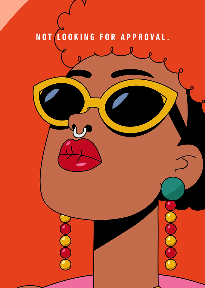 Woman with Sunglasses and Earrings