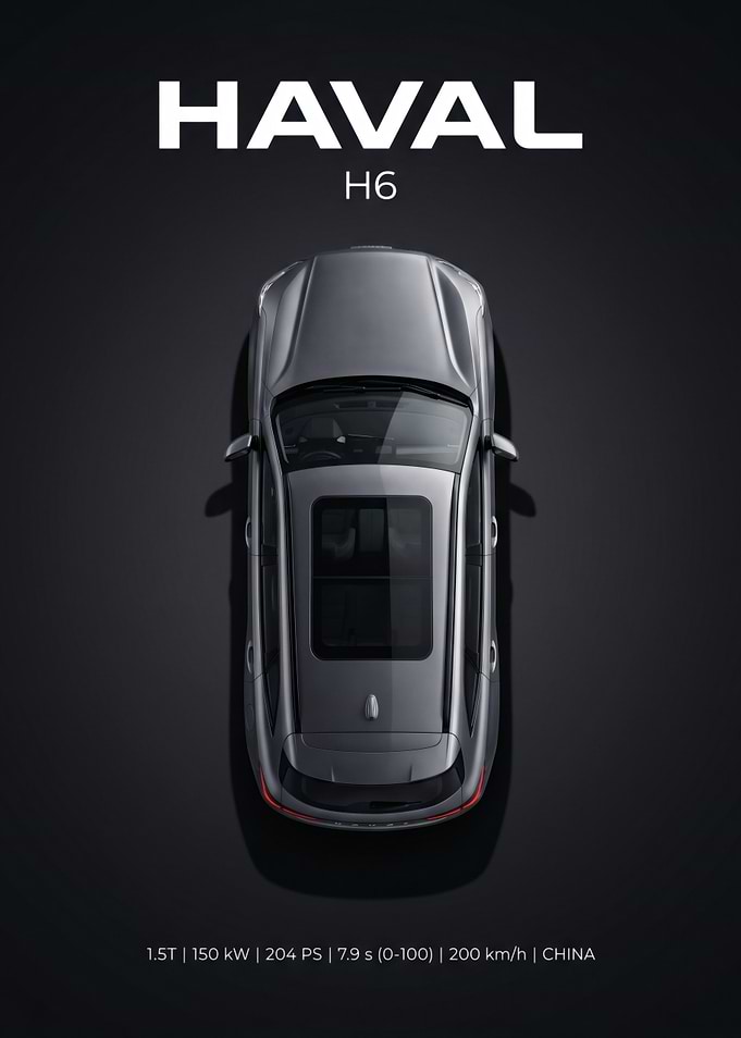 Haval H6 Top View