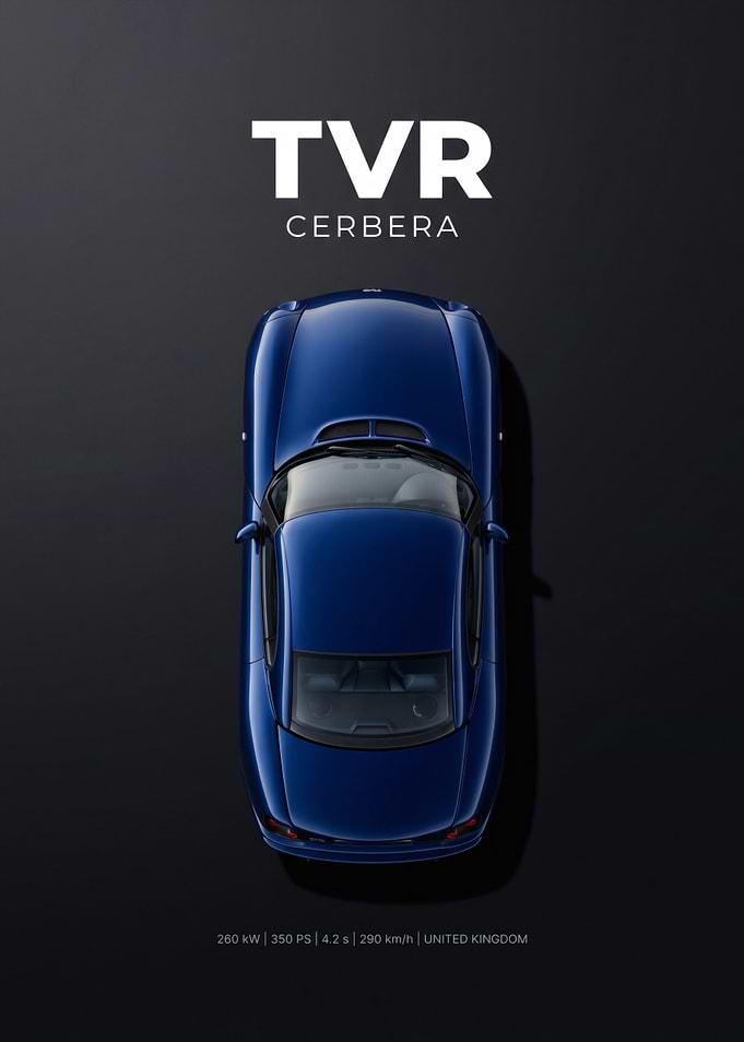 TVR Cerbera Top View