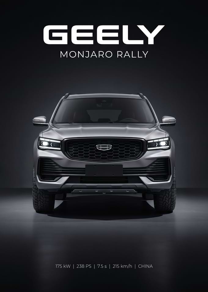 Geely Monjaro Rally Car