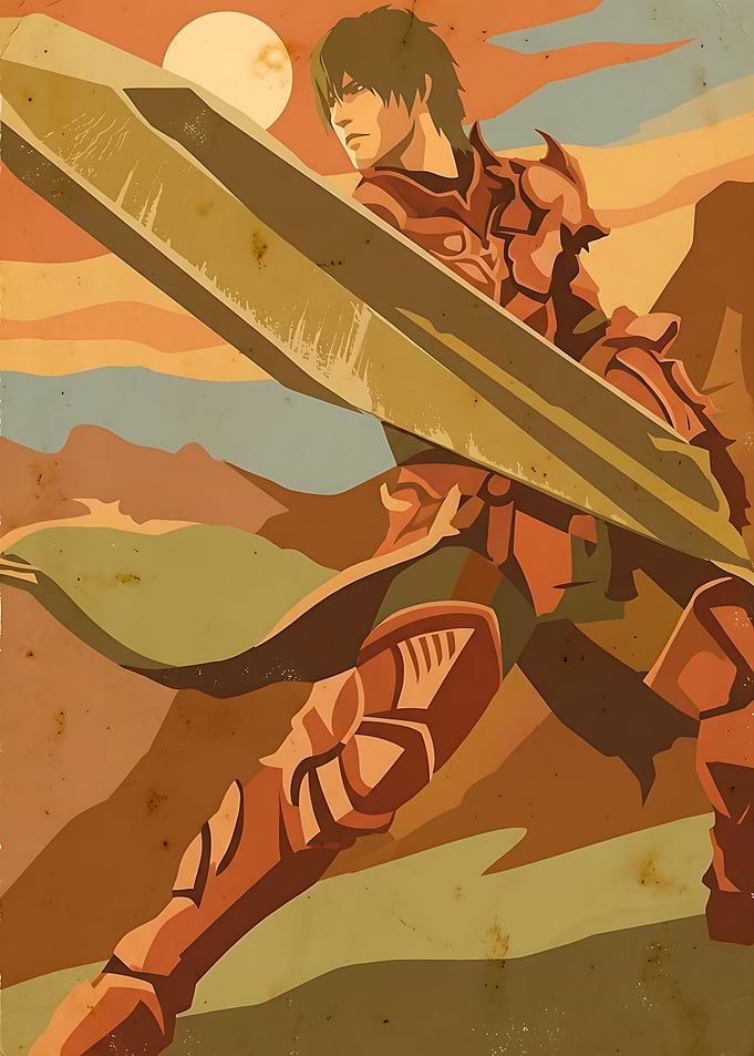 Warrior with Giant Sword