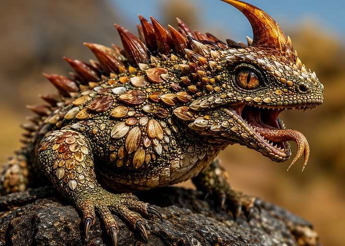 Fantasy Dragon Lizard Creature