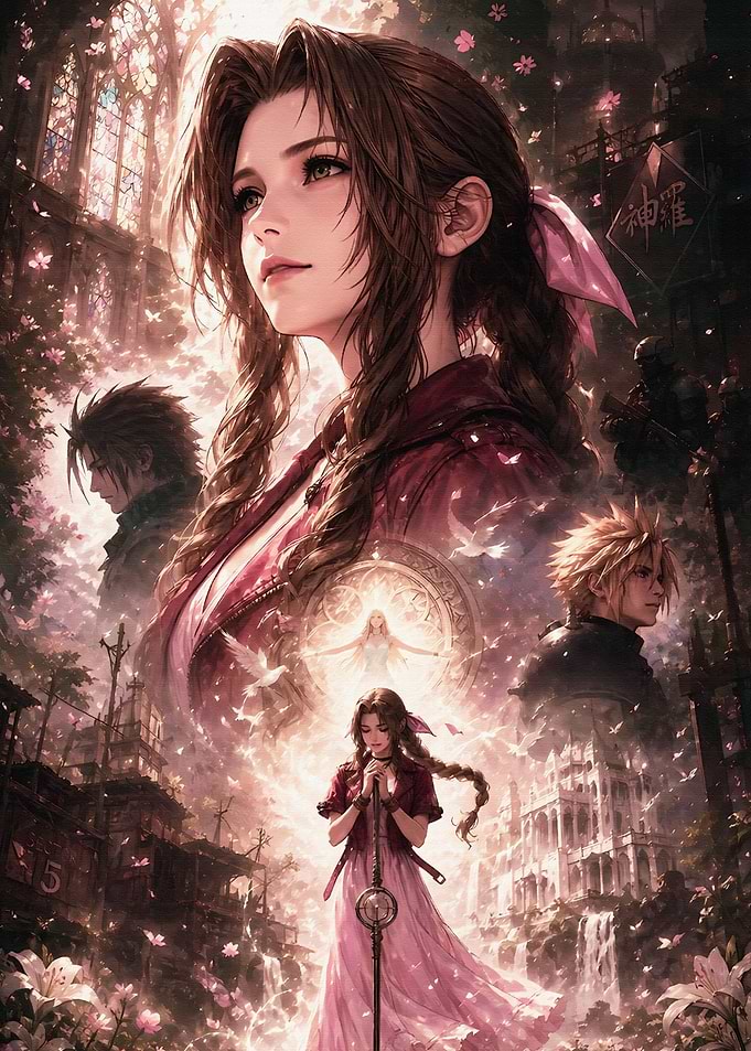 Final Fantasy VII Game Poster
