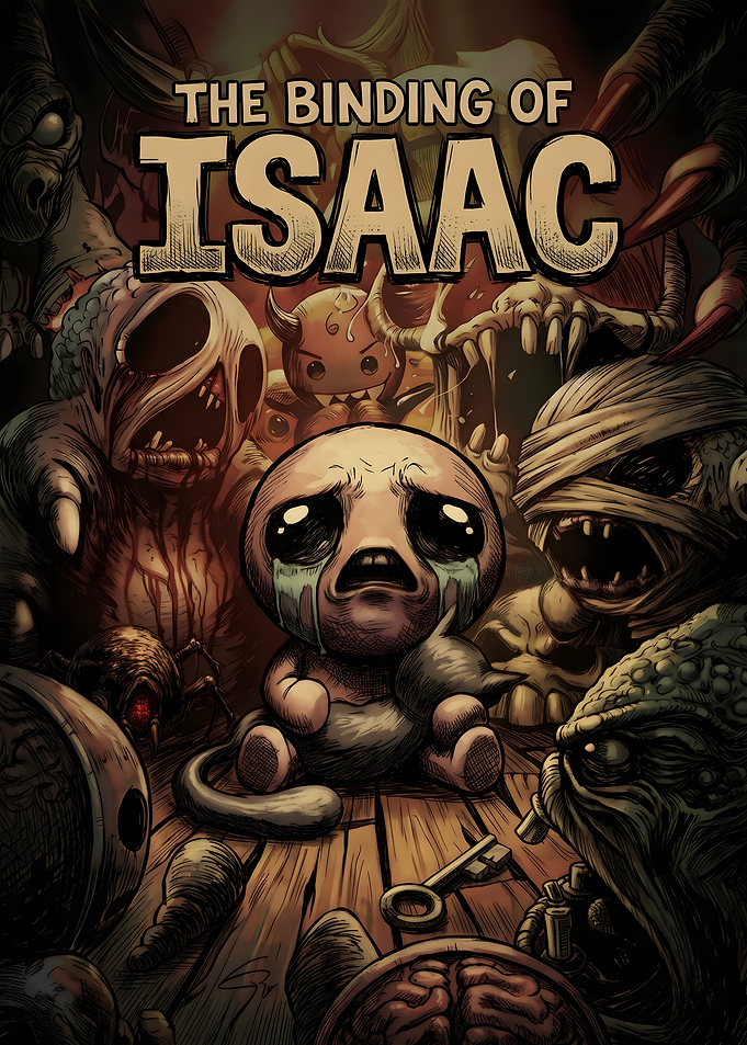 The Binding of Isaac Game Art