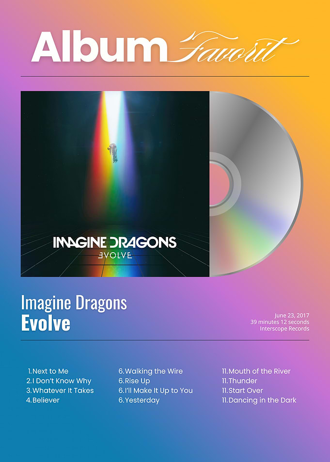 Imagine Dragons Evolve Album Cover