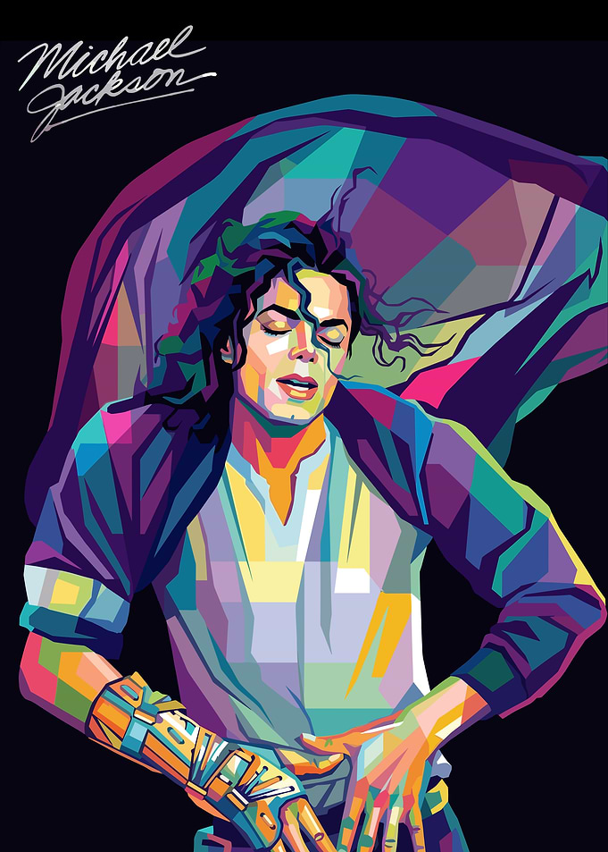Michael Jackson Pop Art Portrait