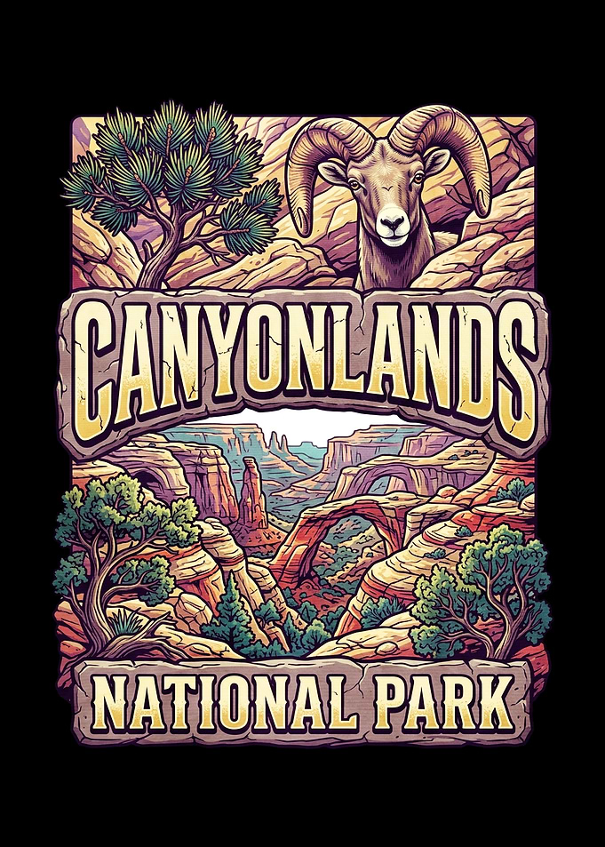 Canyonlands National Park Vintage Poster