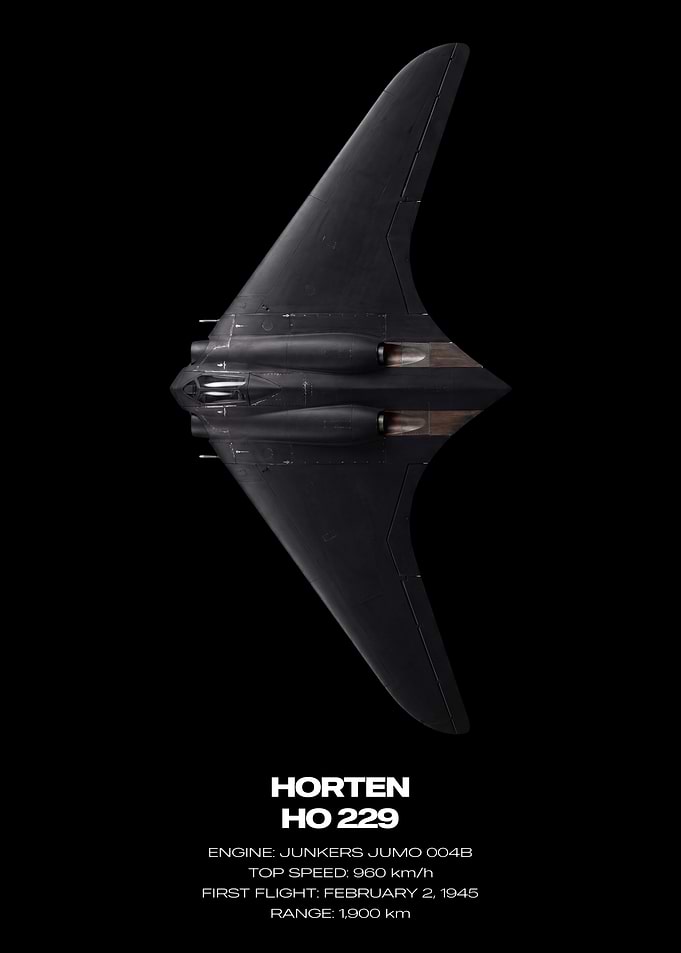 Horten Ho 229 Aircraft Poster