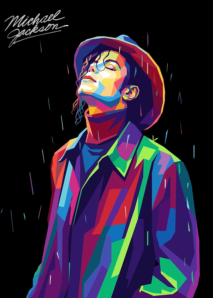 Michael Jackson Pop Art Portrait