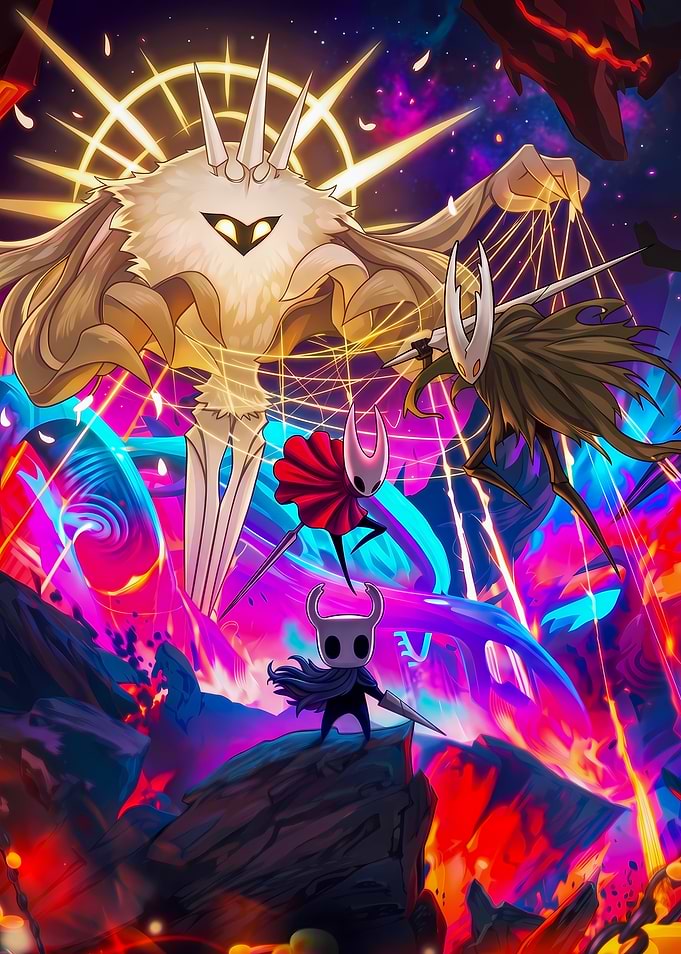 Hollow Knight Characters in Cosmic Battle