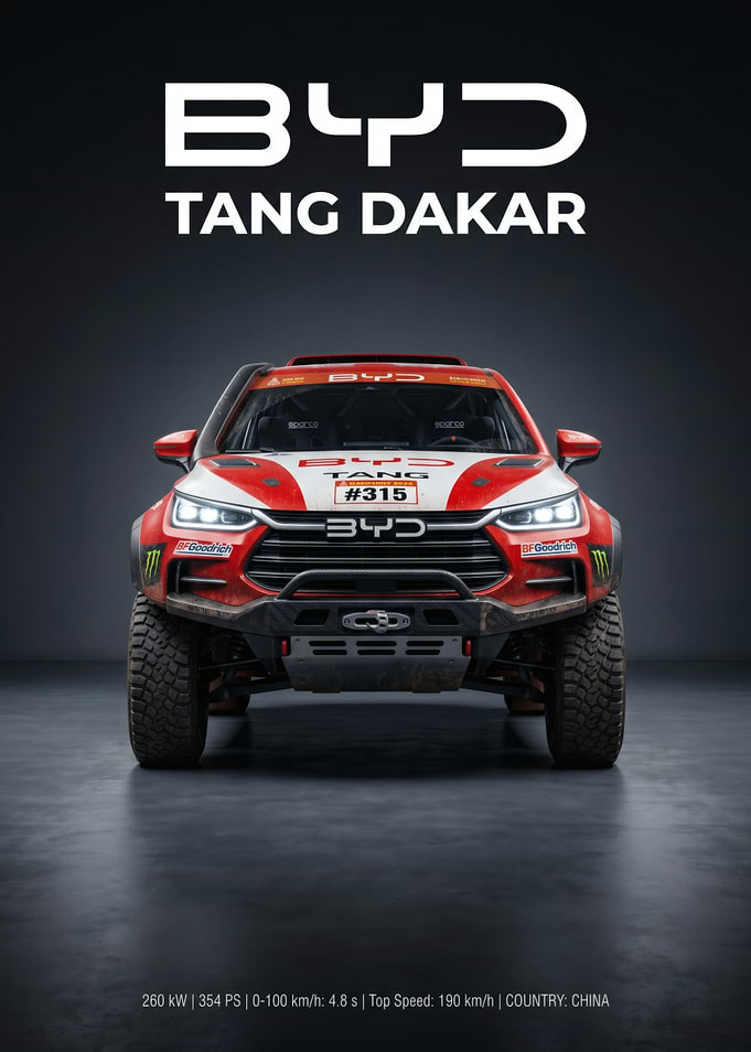 BYD Tang Dakar Rally Car