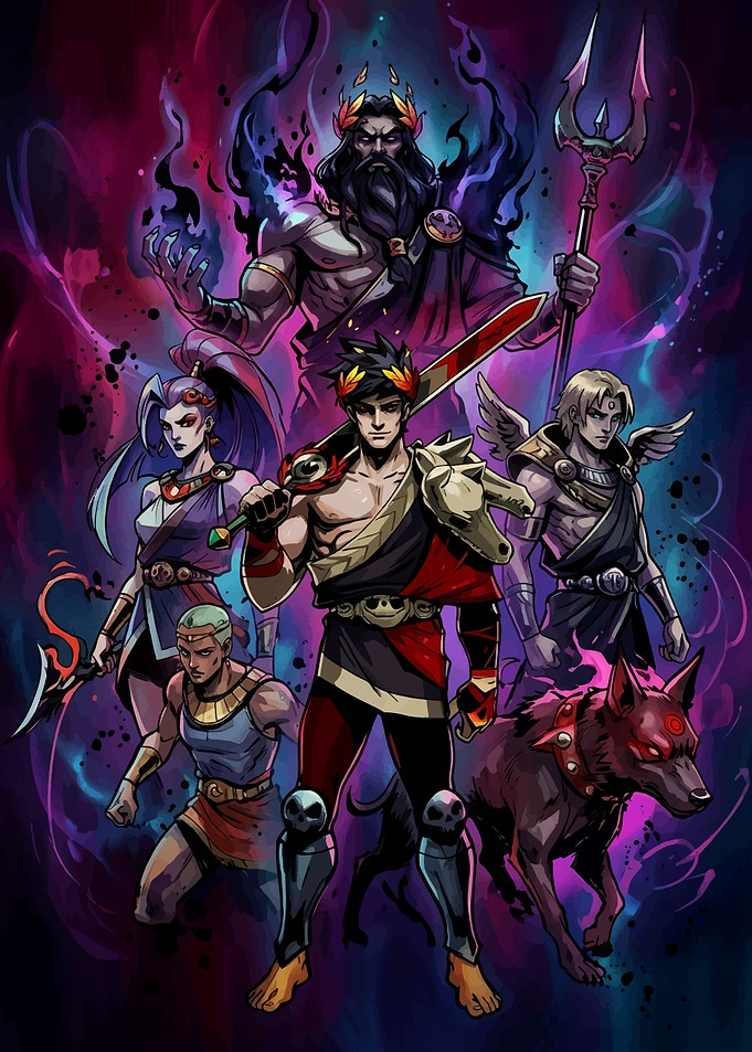 Hades Game Characters and Cerberus