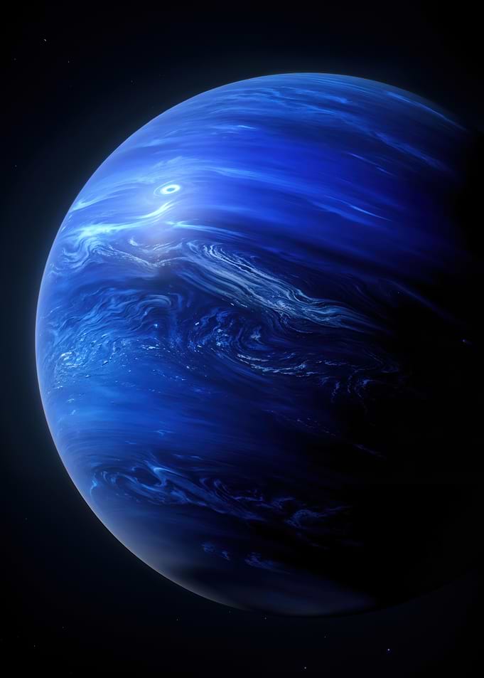 Planet Neptune From Outer Space