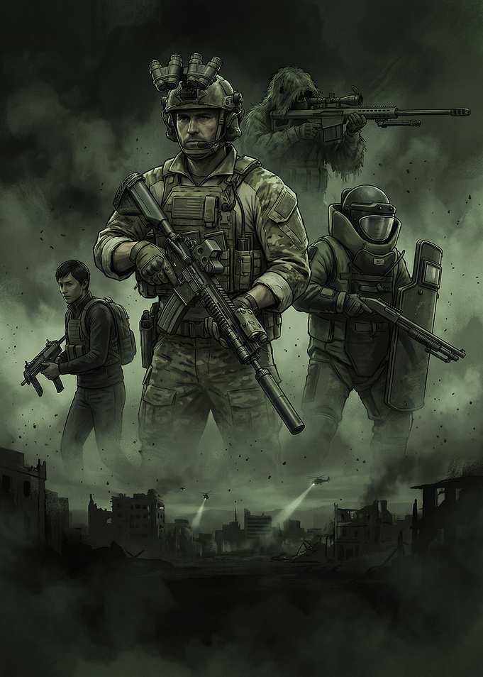 Military Special Forces in Combat