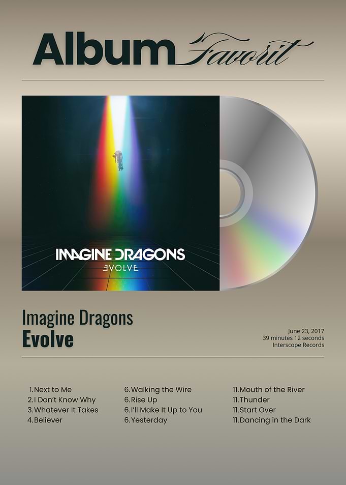 Imagine Dragons Evolve Album Art
