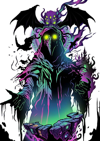 Cthulhu Plague Doctor Fantasy Art