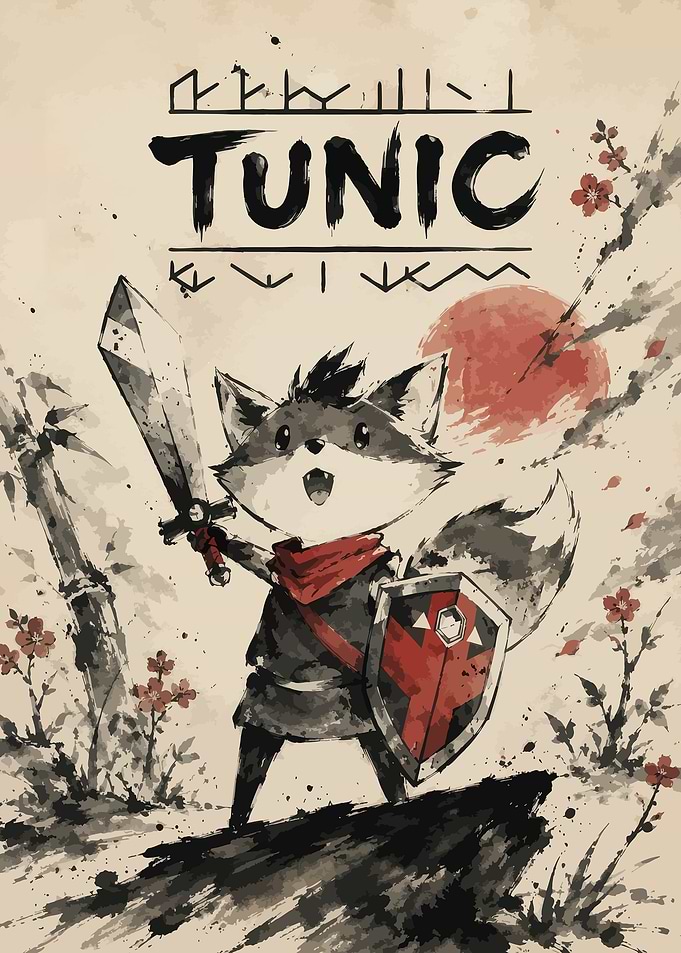 Tunic Fox Warrior with Sword and Shield