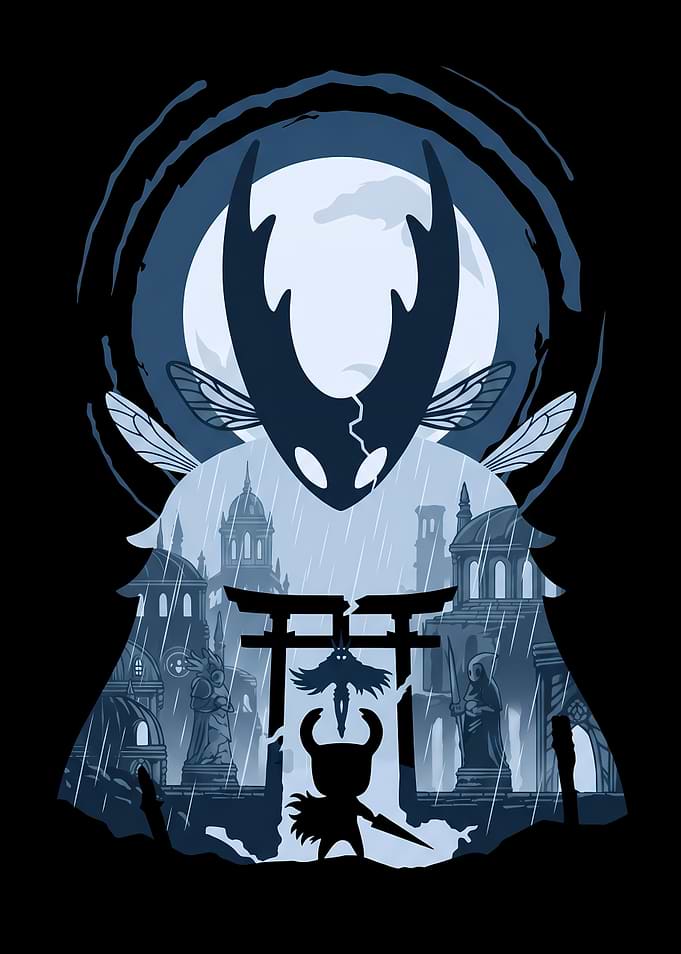 Hollow Knight Silhouette Art