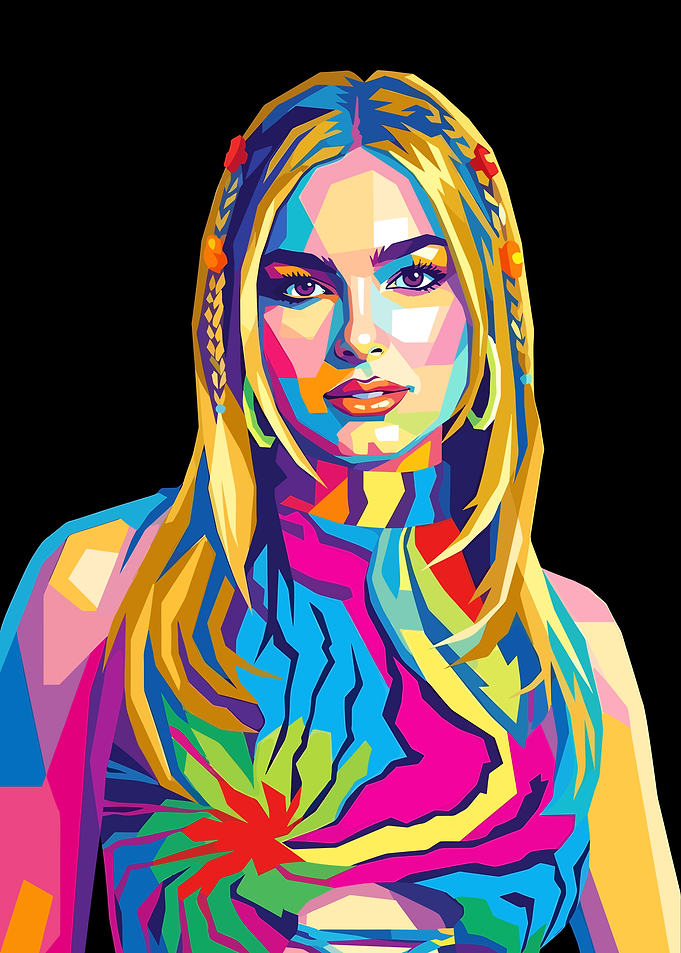 Addison Rae Pop Art Portrait