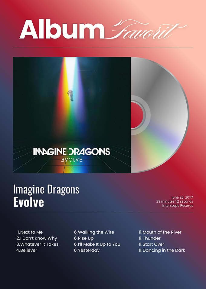 Imagine Dragons Evolve Album Cover