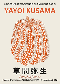 Yayoi Kusama Pumpkin Poster