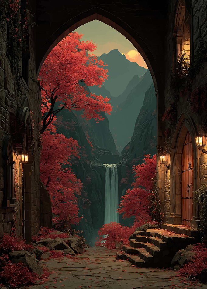 Enchanted Waterfall Archway