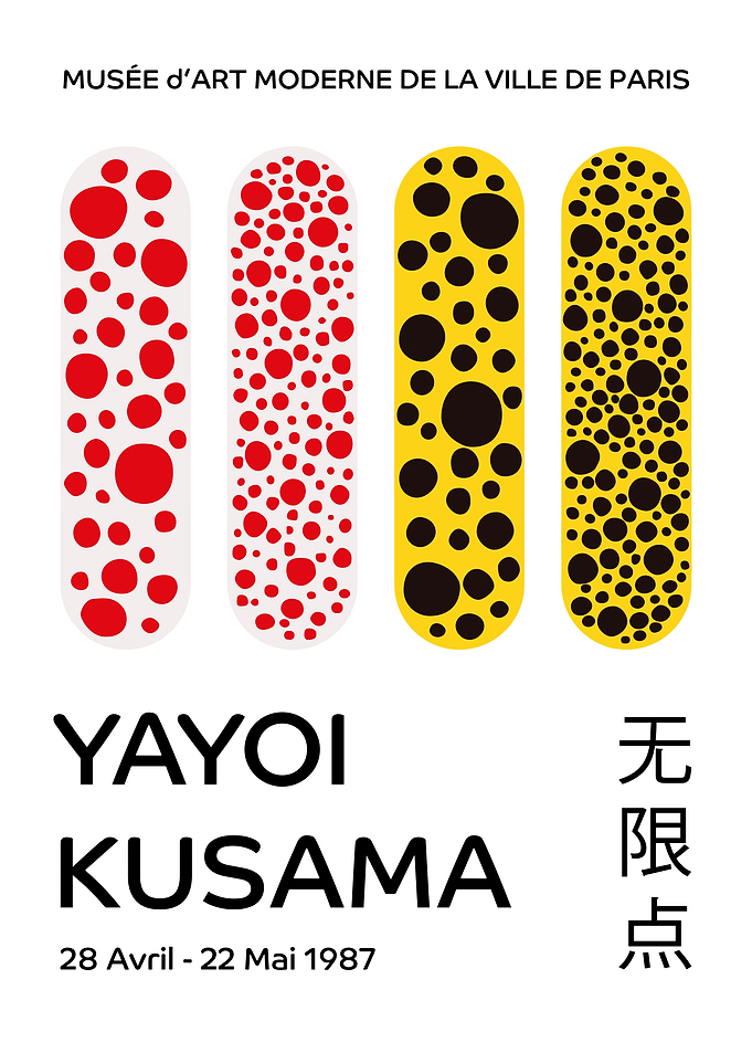 Yayoi Kusama Exhibition Poster