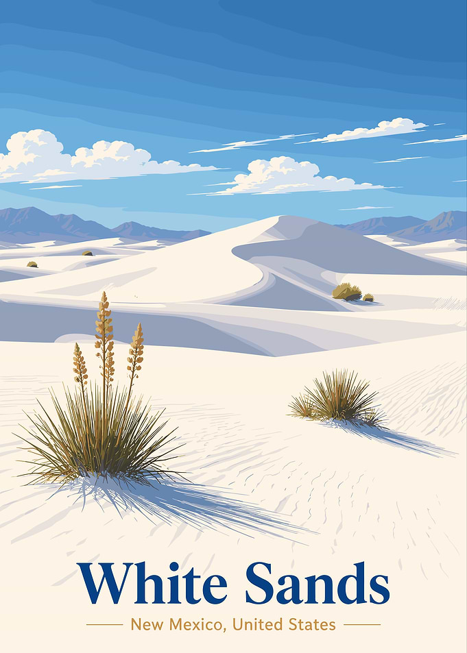 White Sands National Park Poster