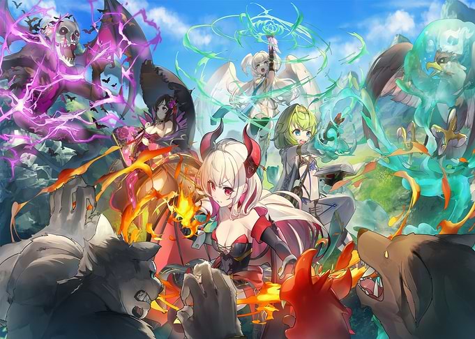Fantasy Characters in Battle