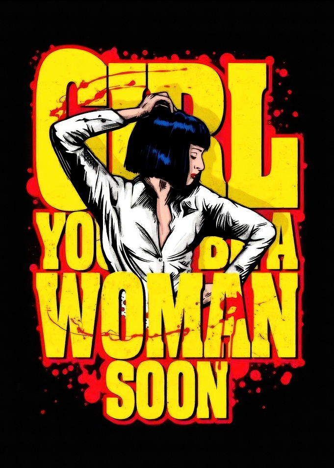 Pulp Fiction Mia Wallace Pop Art