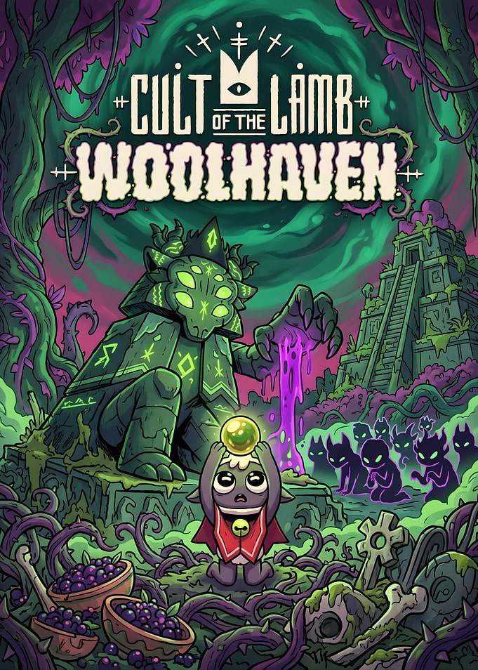 Cult of the Lamb Woolhaven Poster