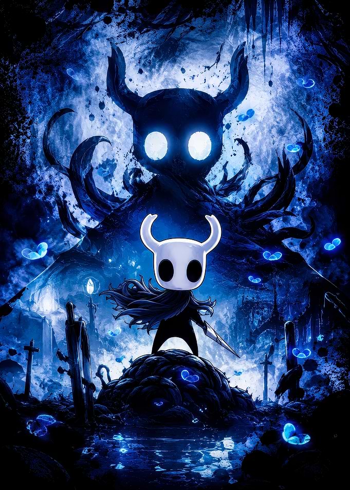 Hollow Knight and the Radiance