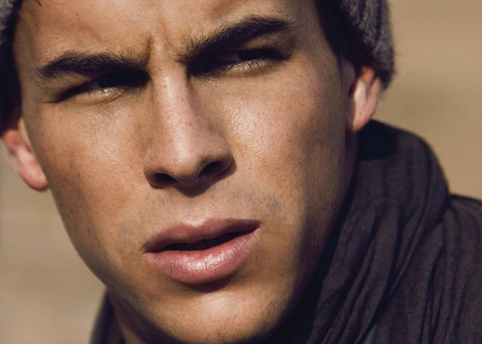 Close-up of a mario casas face