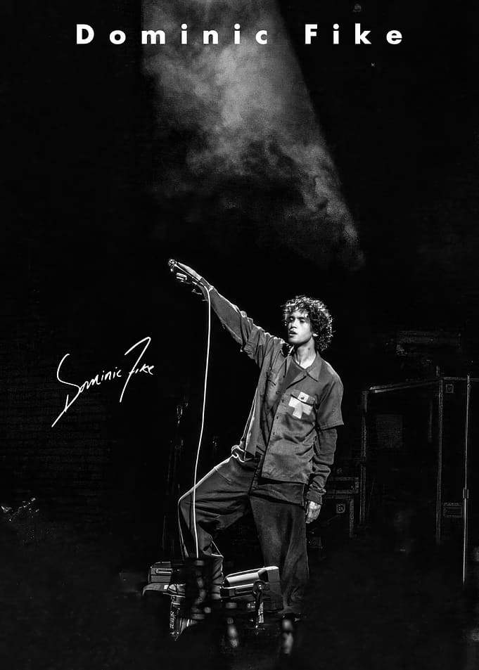 Dominic Fike performing on stage