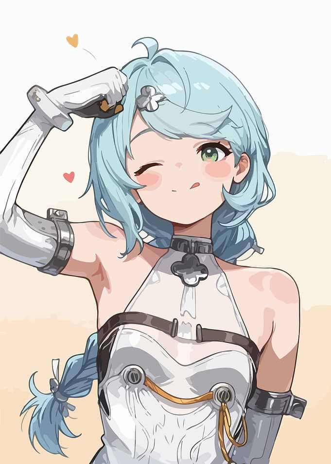 Zenless Zone Zero Seed with Blue Hair