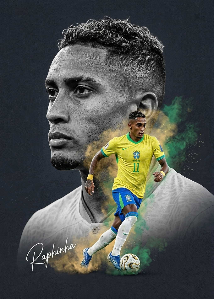 Raphinha Brazil Soccer Player