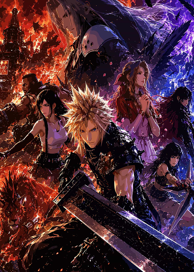 Final Fantasy VII Remake Poster