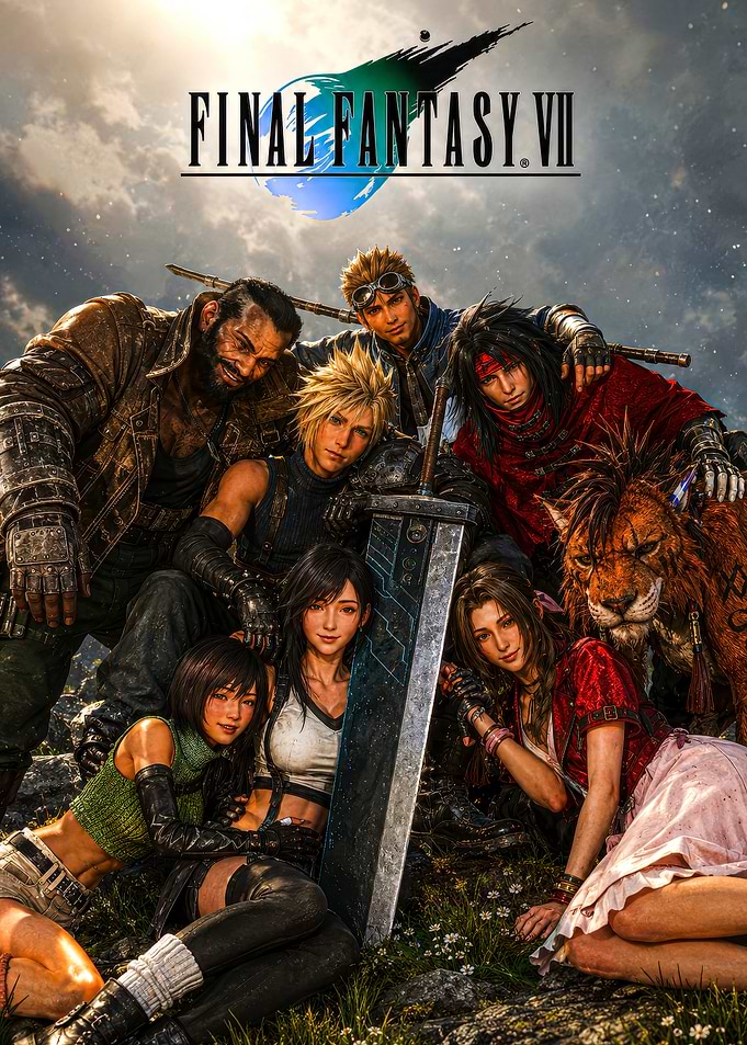 Final Fantasy VII Group Portrait