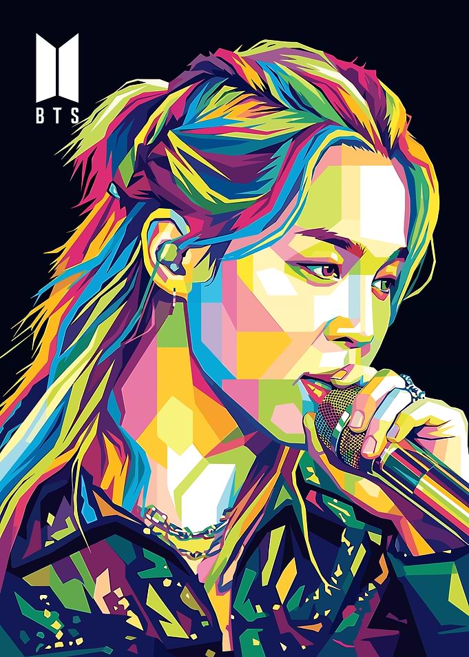 BTS Park Jimin Pop Art