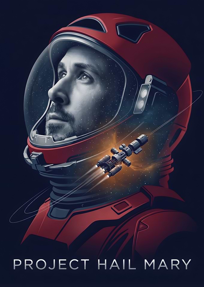 Project Hail Mary Grace Astronaut Poster