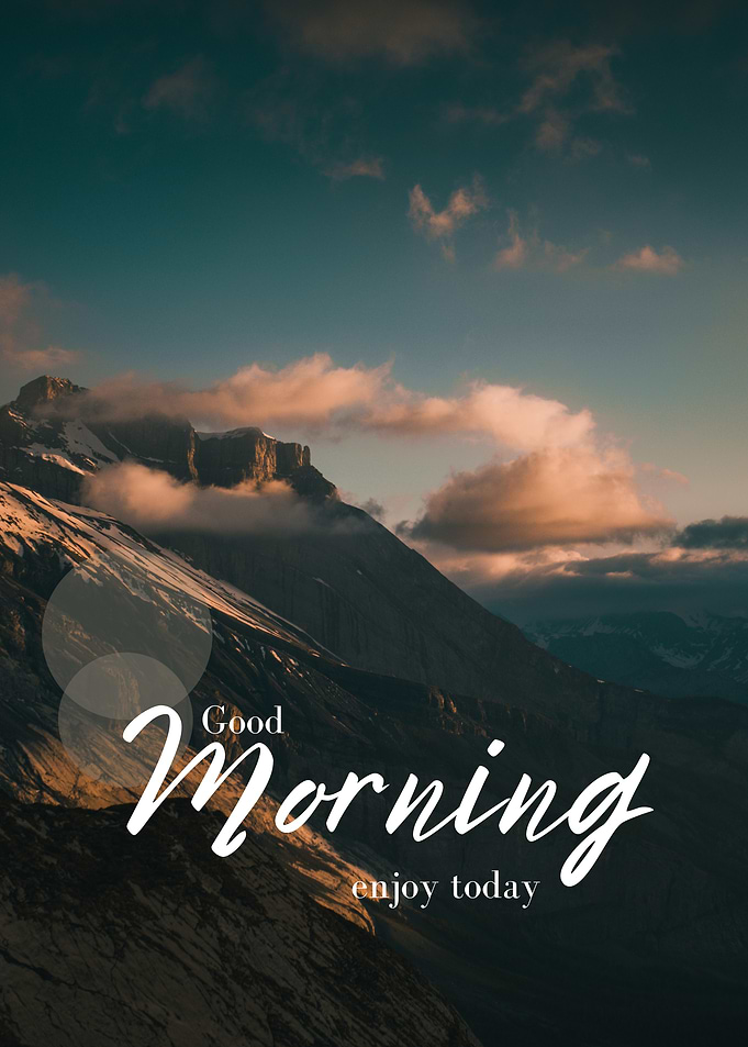 Good Morning Mountain Landscape