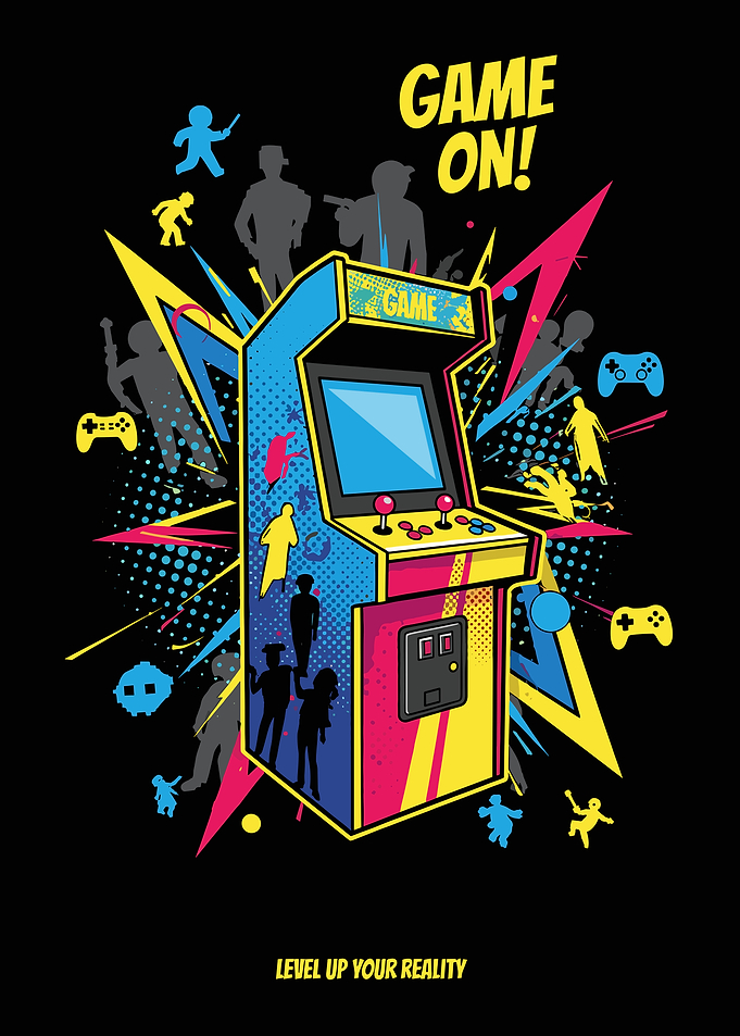 Retro Arcade Game On