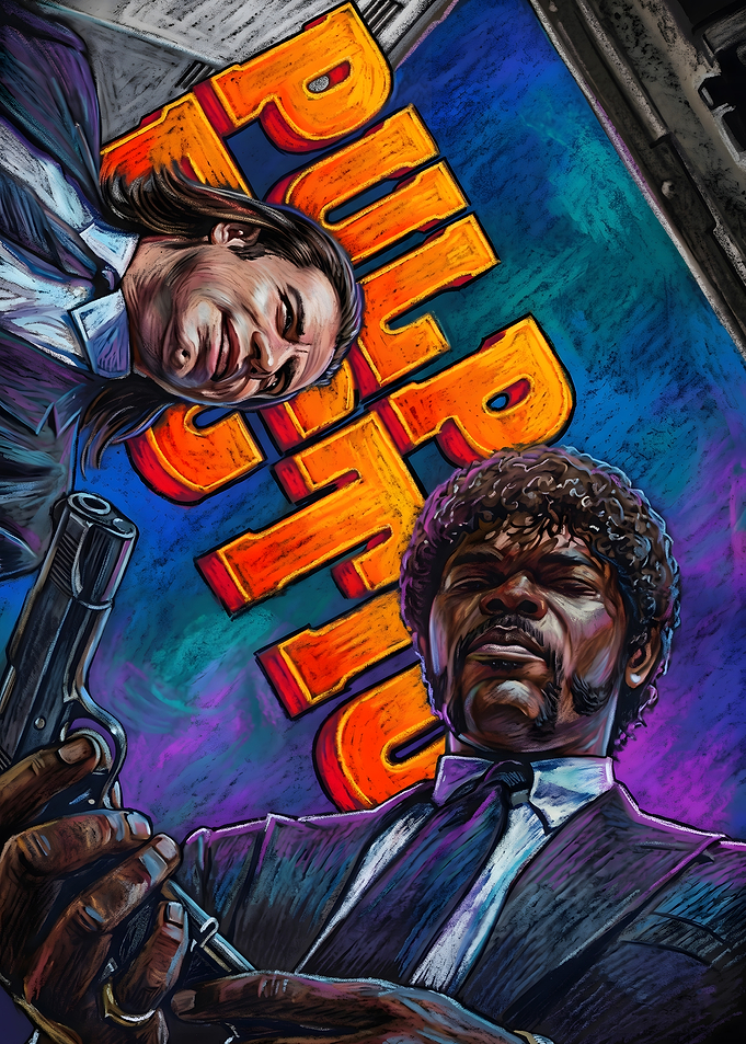 Pulp Fiction Movie Poster Art