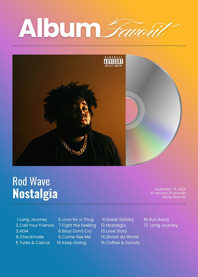 Rod Wave Nostalgia Album Cover