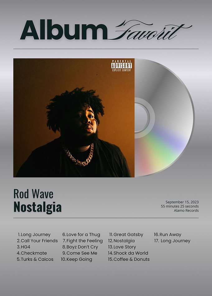Rod Wave Nostalgia Album Cover