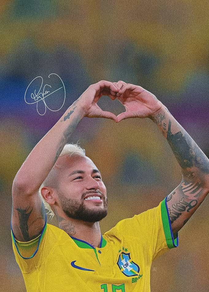 Neymar Jr. Heart Gesture