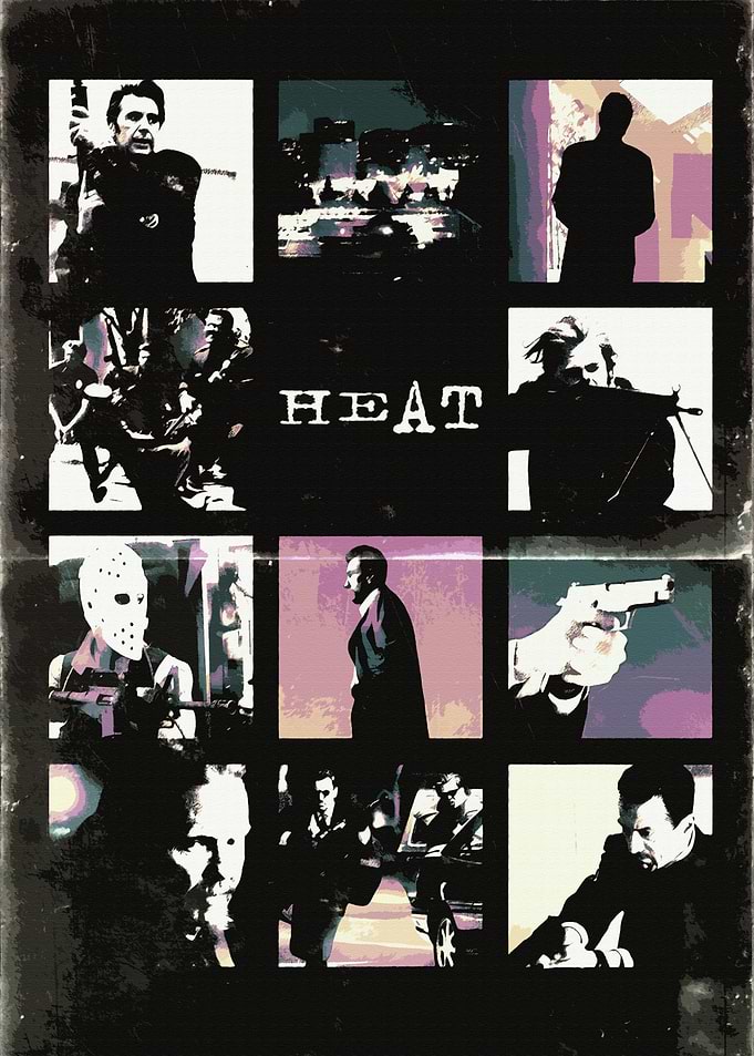 Heat Movie Poster Collage