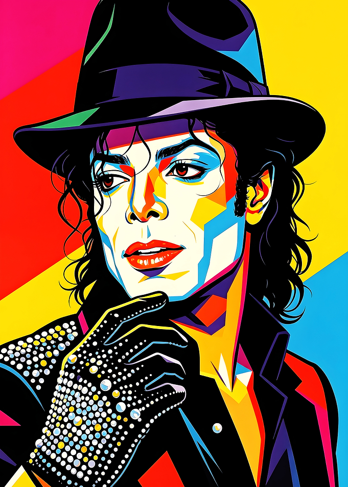 Michael Jackson Pop Art Portrait