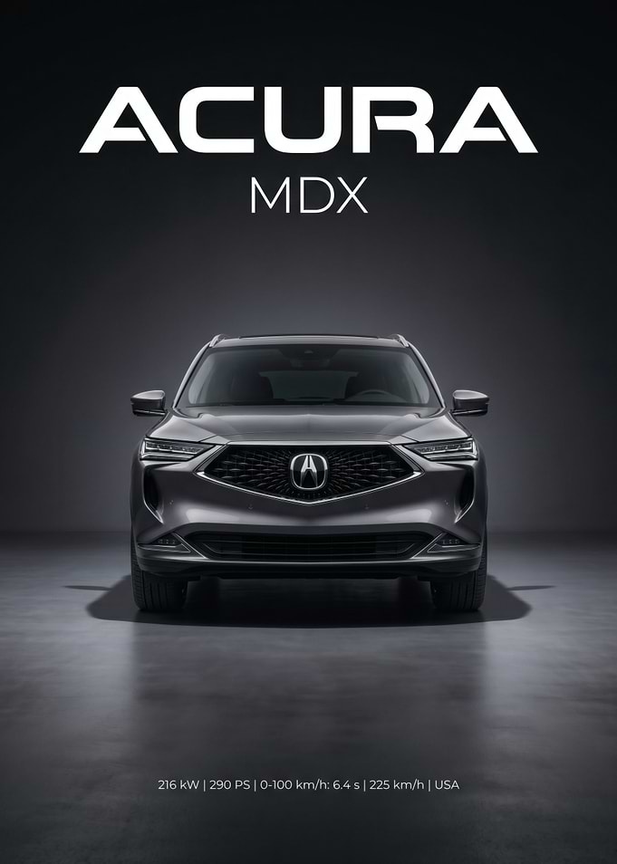 Acura MDX Car Advertisement